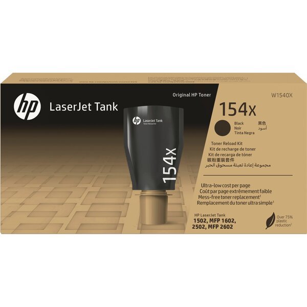 Toner Reload Kit HP 154X (W1540X) на 5000 сторінок чорного (Black) кольору