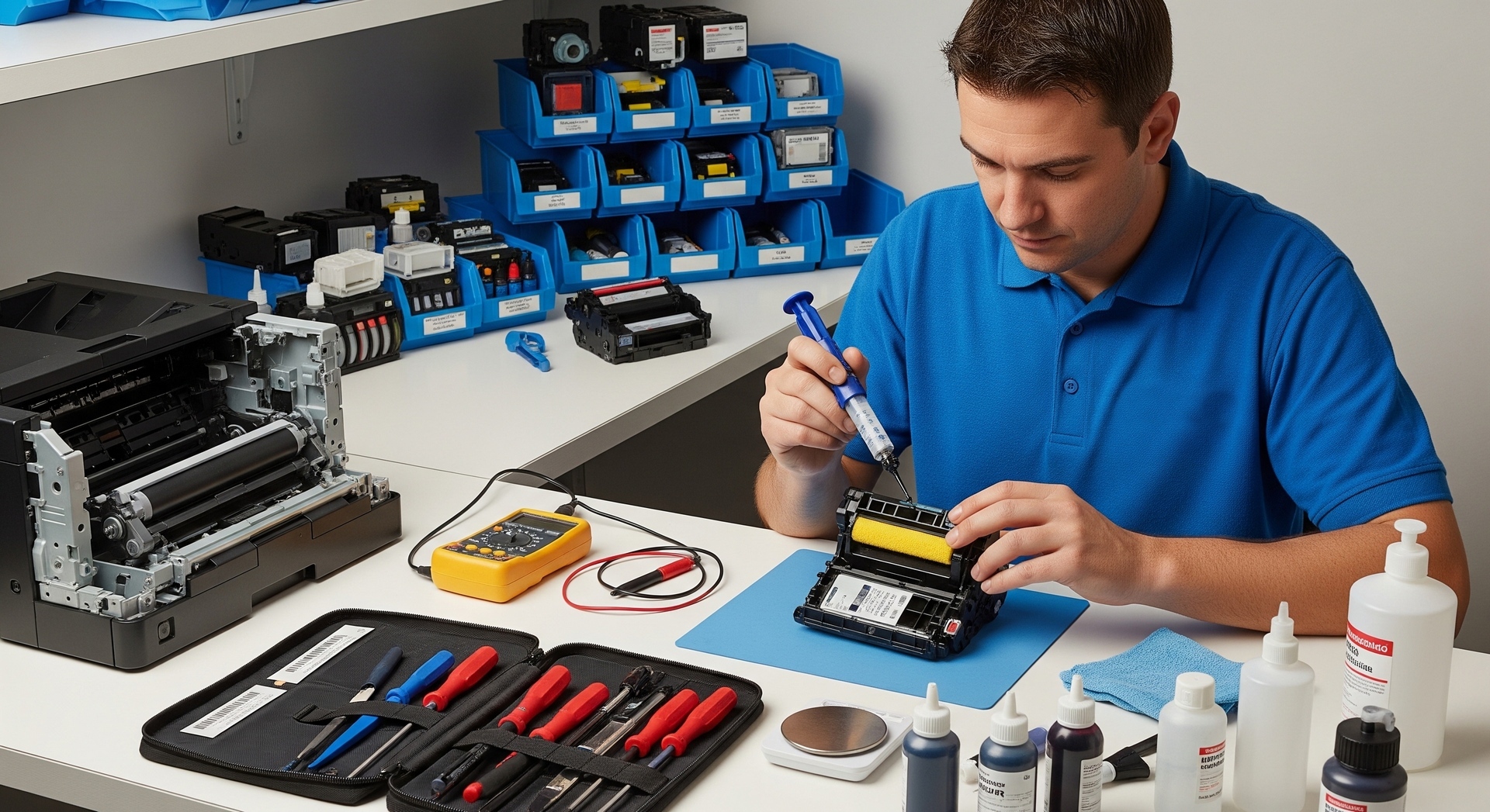 заправить картридж