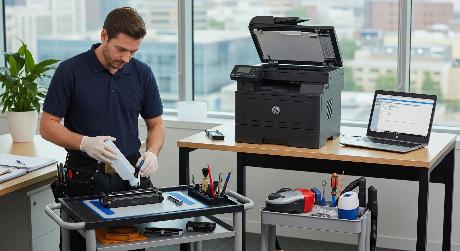 заправка картриджа в офисе