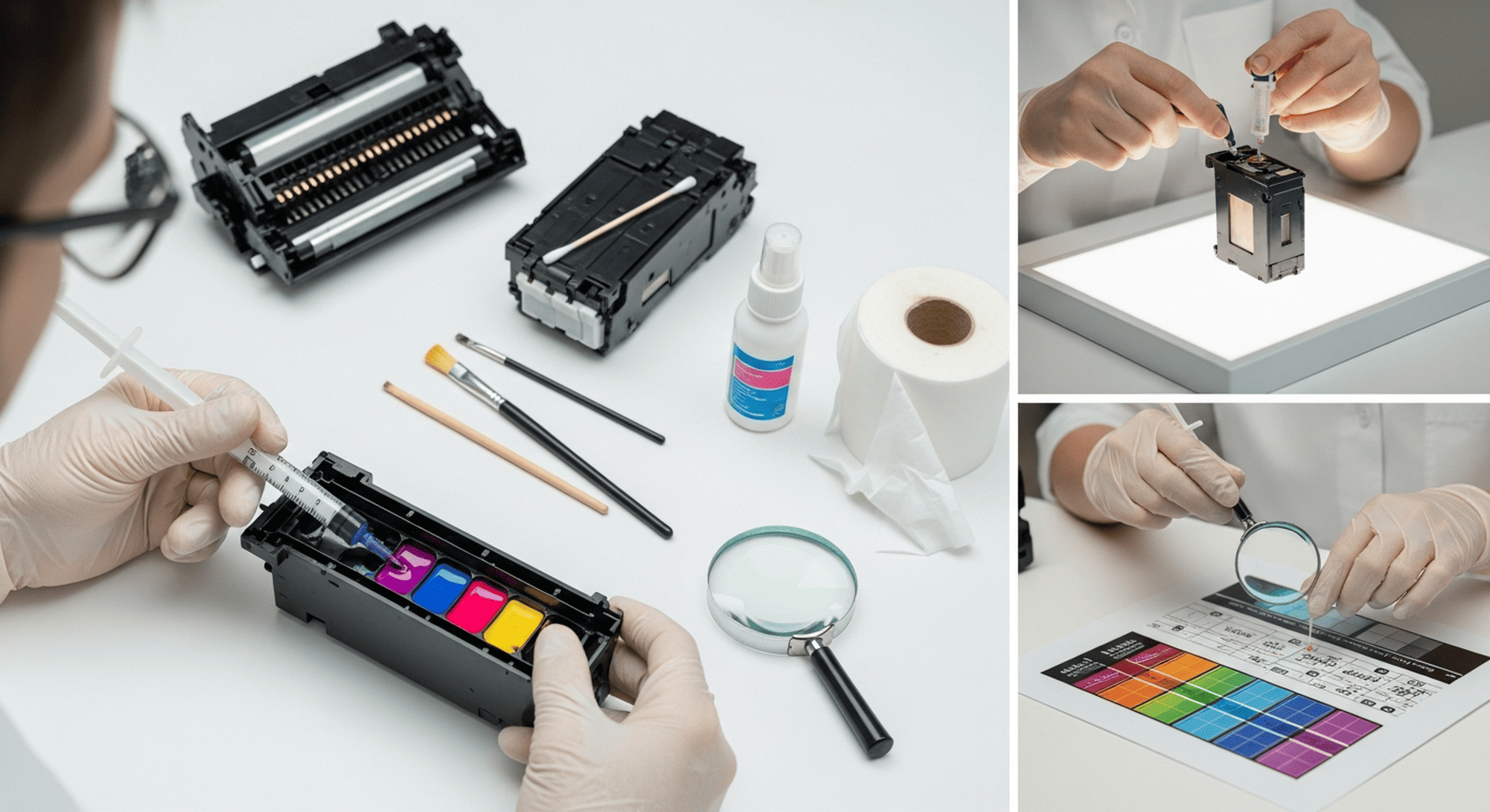 заправка цветных принтеров