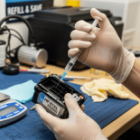 Что подразумевает профессиональная заправка картриджа?