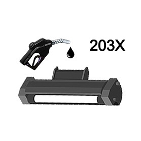 Заправка черного картриджа НР 203X (CF540X) для принтерів LaserJet Pro Color M254, M280, M281