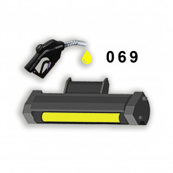 Canon Заправка картриджа Canon 069 Yellow