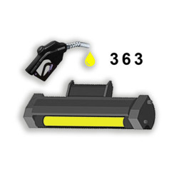  Заправка картриджа Oki 363/332 Yellow